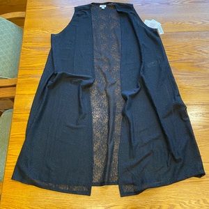 Lularoe Joy Black Lace